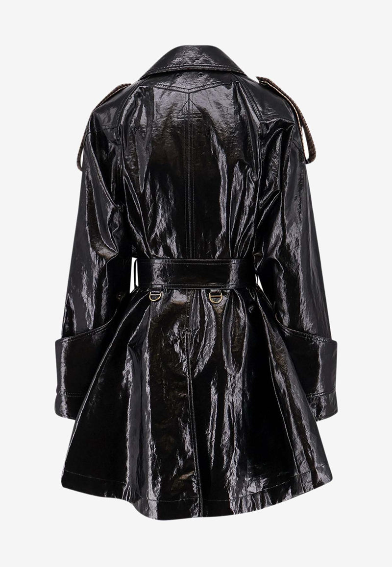 Chloé Belted Single-Breasted Coat Black CH25WMA52191001_Black_38767398