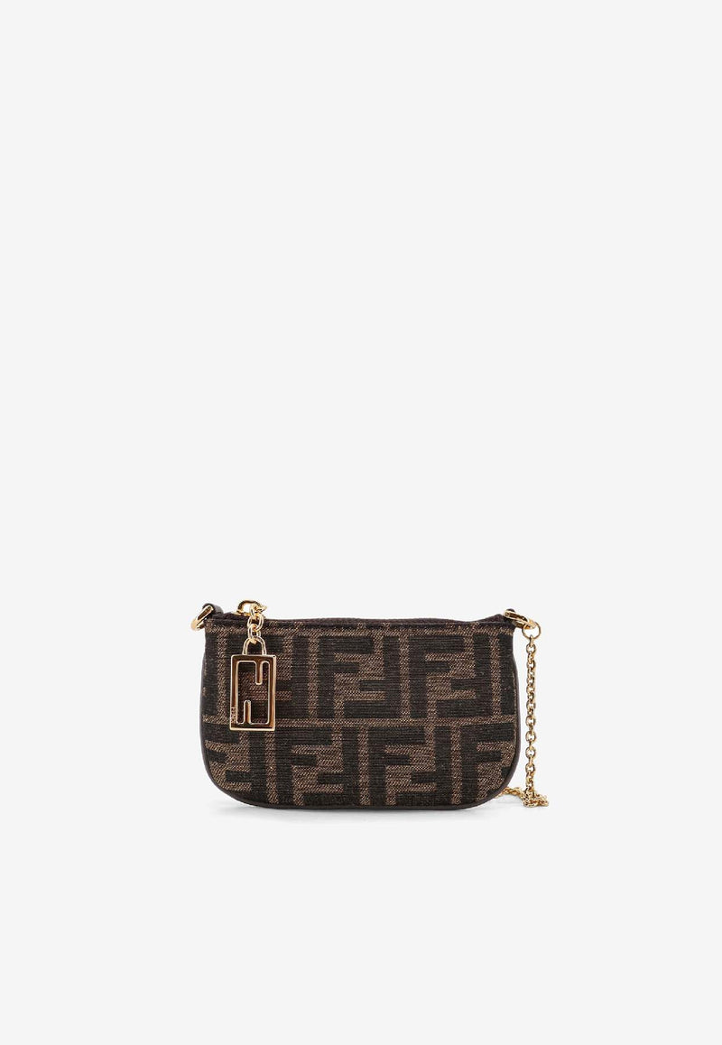 Fendi Mini FF Jacquard Crossbody Bag Brown 8M0535A98PF1GL7_T.MORO+R.EBANO+OS_42823236
