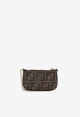 Fendi Mini FF Jacquard Crossbody Bag Brown 8M0535A98PF1GL7_T.MORO+R.EBANO+OS_42823236