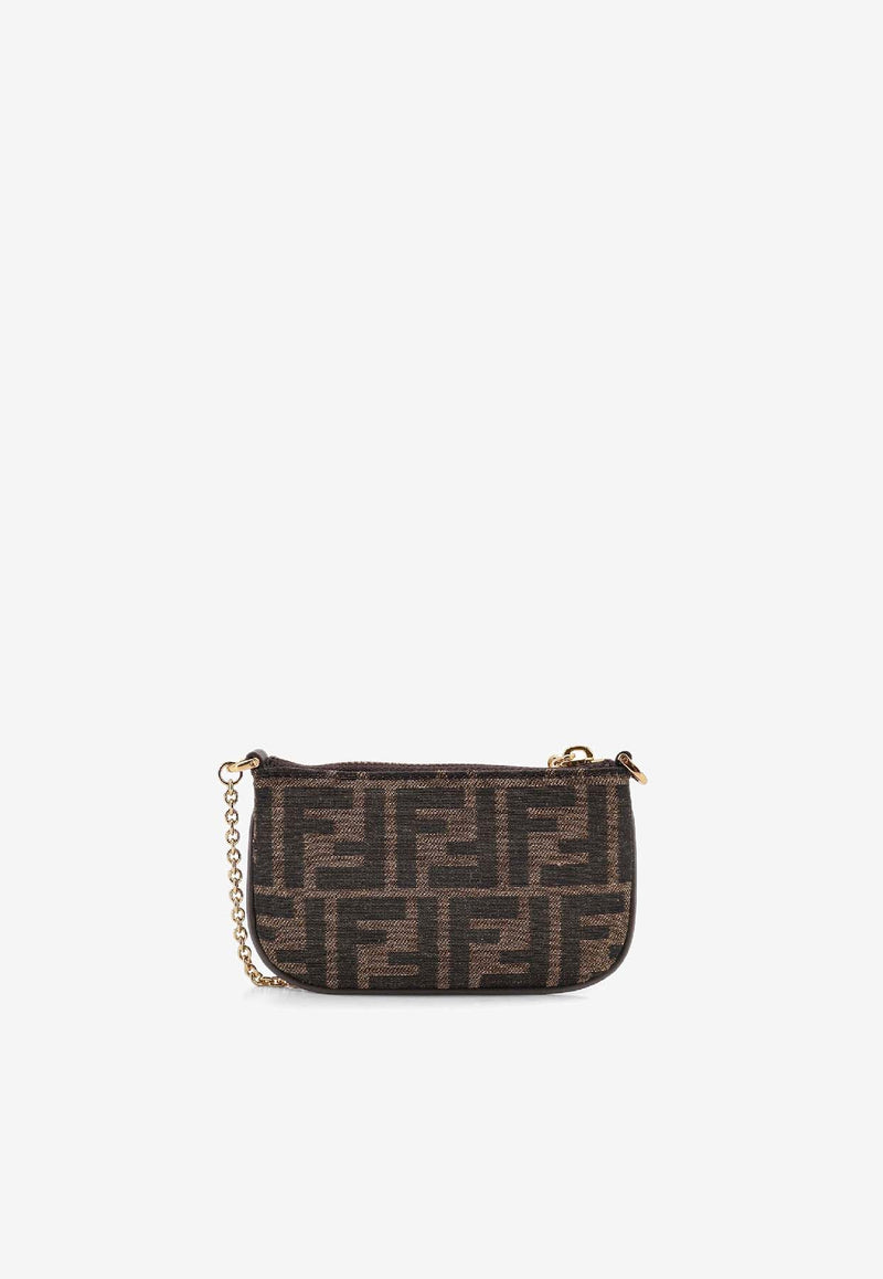Fendi Mini FF Jacquard Crossbody Bag Brown 8M0535A98PF1GL7_T.MORO+R.EBANO+OS_42823236