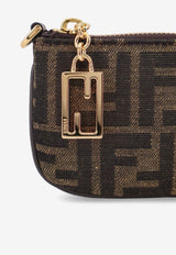 Fendi Mini FF Jacquard Crossbody Bag Brown 8M0535A98PF1GL7_T.MORO+R.EBANO+OS_42823236