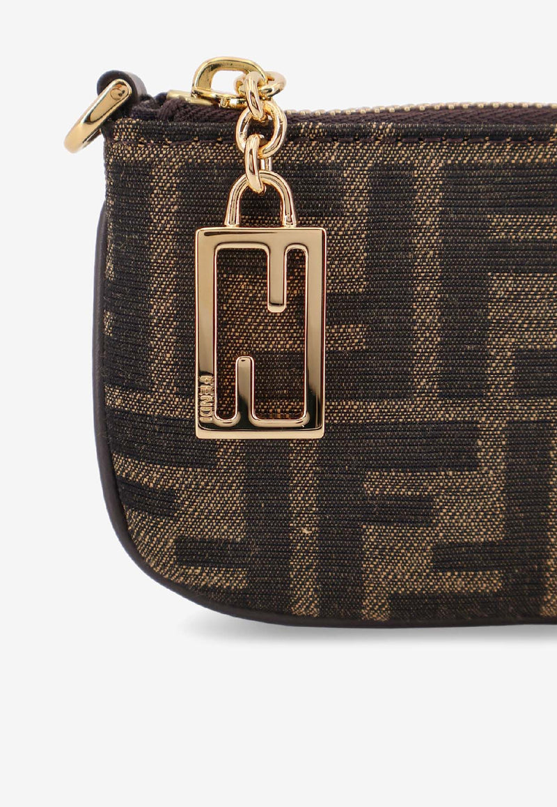 Fendi Mini FF Jacquard Crossbody Bag Brown 8M0535A98PF1GL7_T.MORO+R.EBANO+OS_42823236