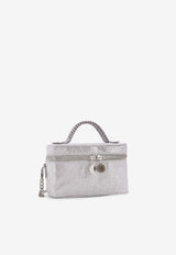 Stella McCartney Vanity Laminated Shaggy Deer Crossbody Bag 7P0070WP03018101_Silver_40022379