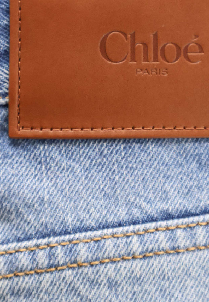 Chloé High-Rise Straight Jeans Blue CH26SDP4325240R_Dream Blue_41114680