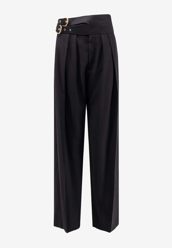 Chloé Wool Tailored Pants Black CH26SPA08067001_Black_41114772