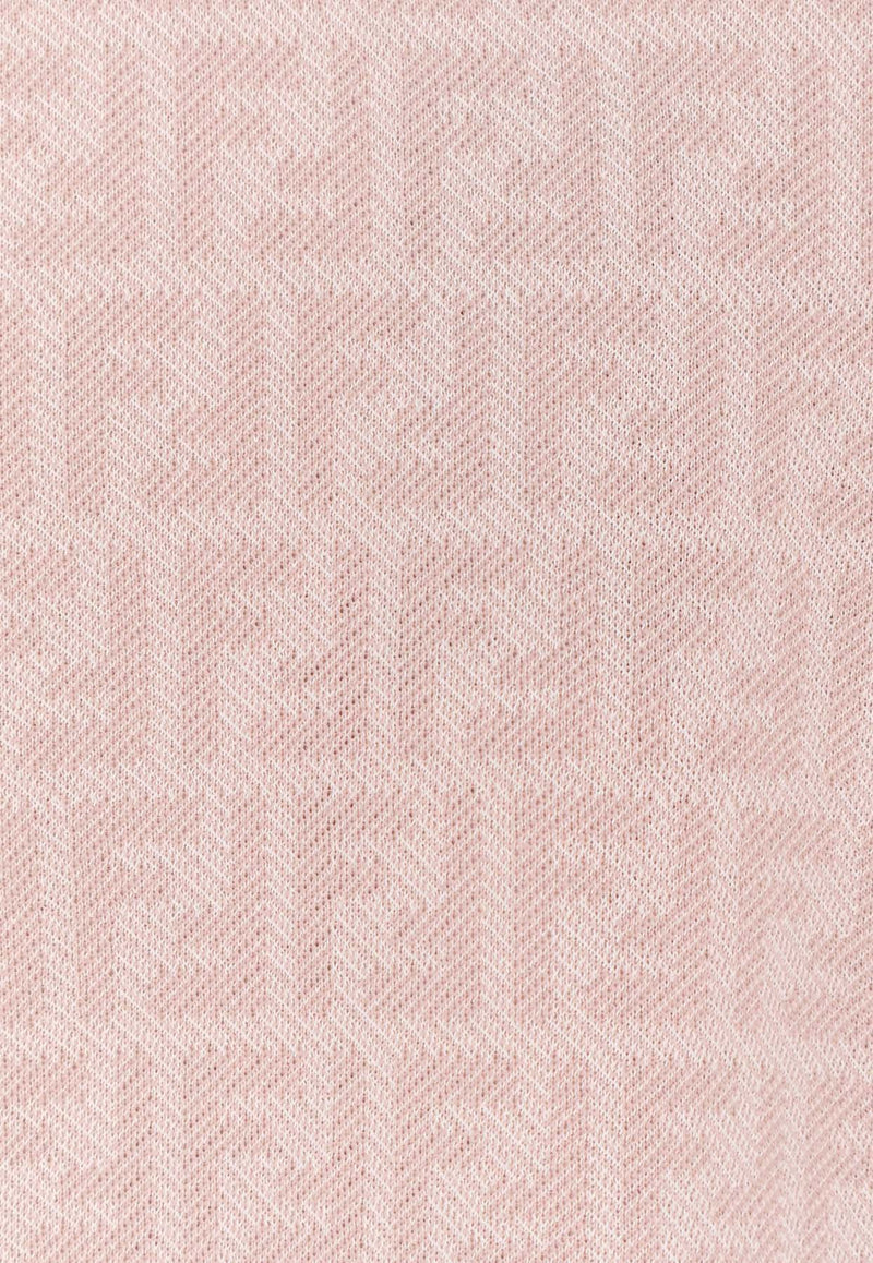 Fendi FF Jacquard Knit T-shirt Pink FZXE50AYM1F1UKC_GRAPEFRUIT 26_42821592