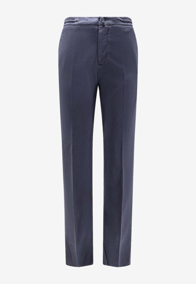 Kiton Ciro Paone Essential Drawstring Pants Blue UPLACK0606H01NAVY BLUE_Blue_42176886