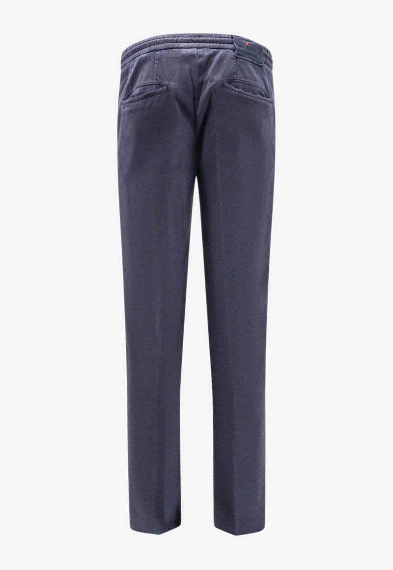 Kiton Ciro Paone Essential Drawstring Pants Blue UPLACK0606H01NAVY BLUE_Blue_42176886
