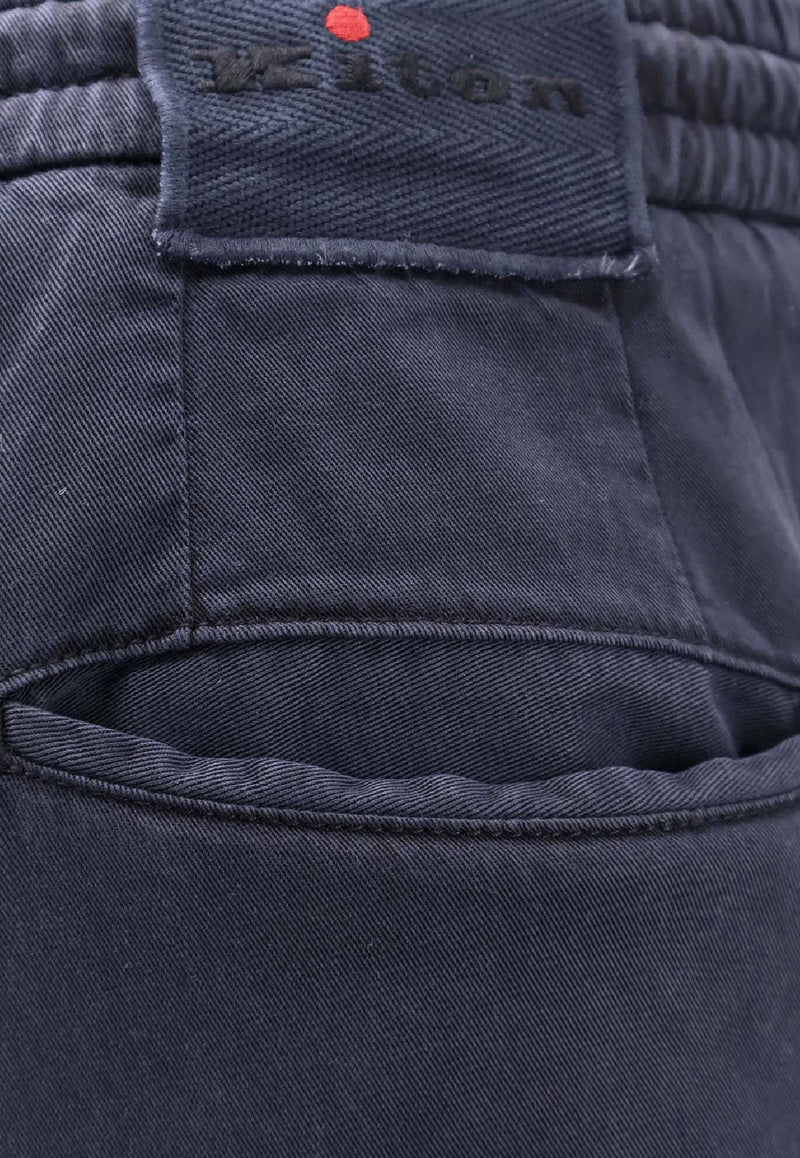 Kiton Ciro Paone Essential Drawstring Pants Blue UPLACK0606H01NAVY BLUE_Blue_42176886