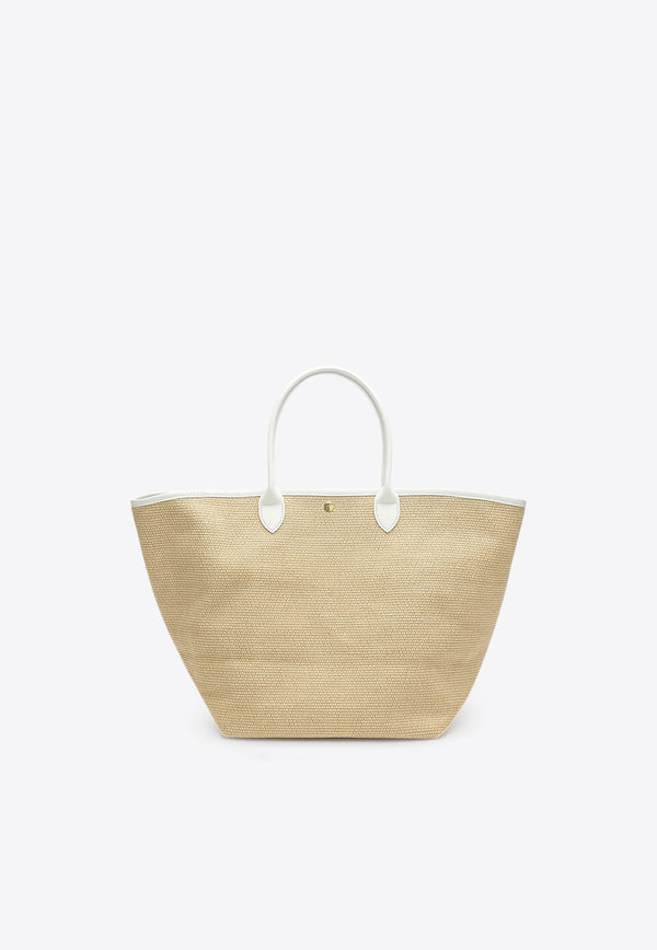 Longchamp Large Le Pliage Basket Tote Bag White 10308HGY/R_LONG-007