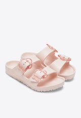 Birkenstock Kids Girls Arizona Flower Slides Pink 1031271PVC/S_BIRKE-LR