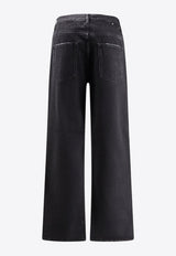 Golden Goose DB Skate Straight-Leg Faded Jeans Black GMP01636P00062590100_Black_41114898