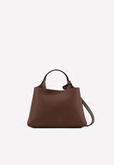 Tod's T-Timeless Leather Top Handle Bag Brown XBWAPAEL000QRI4L64_Brown_44130087