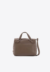 Zanellato Baby Postina Leather Crossbody Bag Taupe 0680100040000BABYZ0183_GREY NOSTALGIA CANAGLIA_44130189