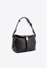 PINKO Small Leather Saddle Bag Black 105895A1ZXZ99Q_Black_44129898