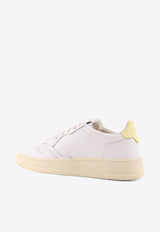 Autry Medalist Leather Low-Top Sneakers White AULWLL09WHT LEMON MERINGUE_White_44128614
