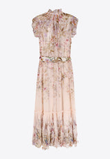 Zimmermann Rebellion Flutter Floral Midi Dress Multicolor 7280DC261CRMAV_Cream Aviary_44129888