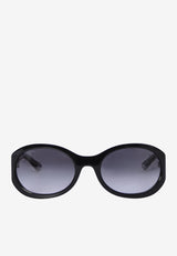 Logo Round Sunglasses