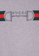 Gucci Web Stripe Print Sweatshirt Gray 848737XJHOK1056_GREY MELANGE MIX_44132639