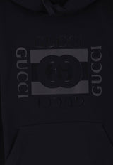 Gucci Interlocking G Print Drawstring Hoodie Black 855976XJHNH1152_BLACK MC_44132724