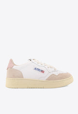 Autry Medalist Leather and Suede Sneakers White AULWLS37WHT POW_Bianco Rosa pastello_44128586