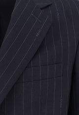 Gucci Pinstripe Single-Breasted Blazer Navy 846711ZAS7A4405_BLUE GREY_44132652