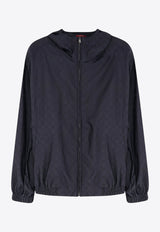 Gucci GG Supreme Jacquard Windbreaker Jacket Black 860948ZASZD4440_INK_44132701