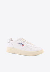 Autry Medalist Leather Low-Top Sneakers White AULWLL05WHT SILVER_White_44128576