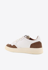 Autry Medalist Leather and Suede Sneakers White AULMFT05WHT TUND_Bianco Marrone_44128574