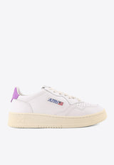 Autry Medalist Leather Low-Top Sneakers White AULWLL08WHT DBERRY_BIANCO VIOLA_44128613