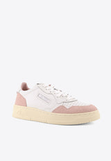 Autry Medalist Leather and Suede Sneakers White AULWPK06WHT MEMORY_White_44128572