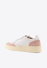 Autry Medalist Leather and Suede Sneakers White AULWPK06WHT MEMORY_White_44128572