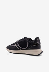 PINKO Leather Low-Top Sneakers Black