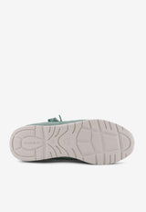 PINKO Leather Low-Top Sneakers Blue