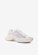 PINKO Leather Low-Top Sneakers White