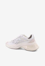 PINKO Leather Low-Top Sneakers White