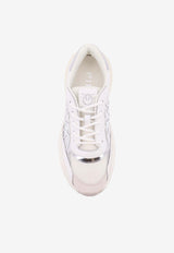 PINKO Leather Low-Top Sneakers White