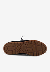 PINKO Leather Low-Top Sneakers Black