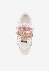 PINKO Leather Low-Top Sneakers White