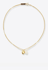 Logo-Pendant Necklace