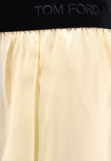 Logo-Embroidered Straight-Leg Pants