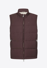 Down Padded Zip-Up Vest