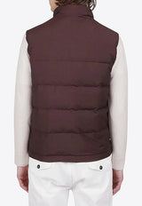 Down Padded Zip-Up Vest