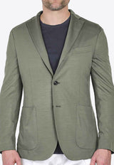 Single-Breasted Wool Blazer