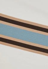 Crewneck T-shirt with Stripes