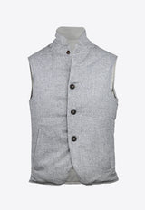 Reversible Silk and Cashmere Vest