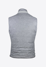 Reversible Silk and Cashmere Vest