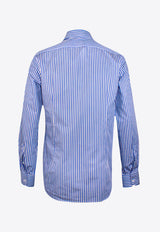 Long-Sleeved Striped Shirt