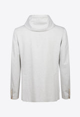 Single-Breasted Hooded Jacket