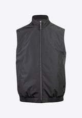 Stand-Up Collar Zip-Up Vest